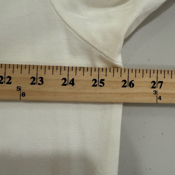 Polo Ralph Lauren Men’s Polo Shirt Off-white Blue Logo Cotton Size XXL - Picture 4 of 5